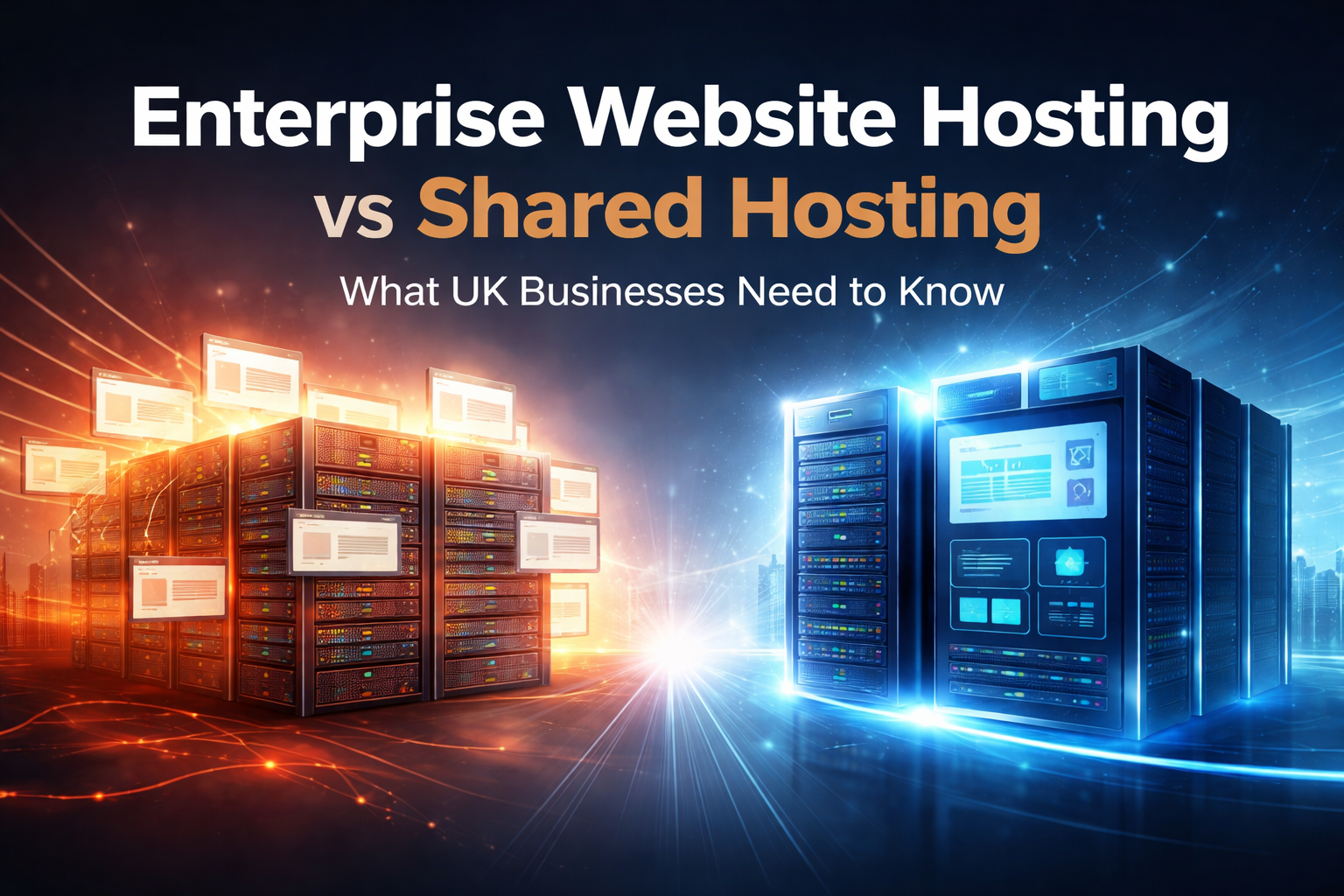 Enterprise Website Hosting vs Shared Hosting: What UK Businesses Need to Know